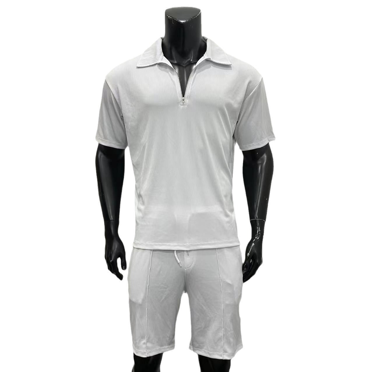 Abbigliamento estivo da uomo, abiti da uomo, nuovi polo con cerniera, casual, corti