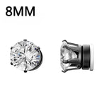 1-12 paia di orecchini a bottone magnetici alla moda, orecchini finti non piercing, regalo per uomo e donna. 