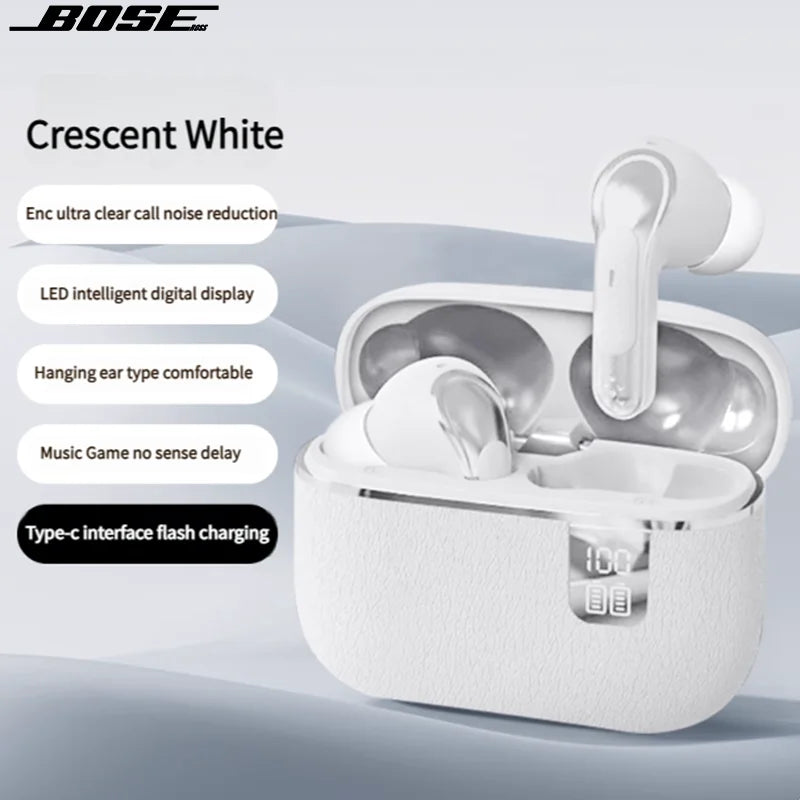BoseRoss Bluetooth 5.4 Gaming e Daily Dual Mode HIFI Suono stereo immersivo Batteria che dura tutto il giorno Microfono per chiamate HD integrato 