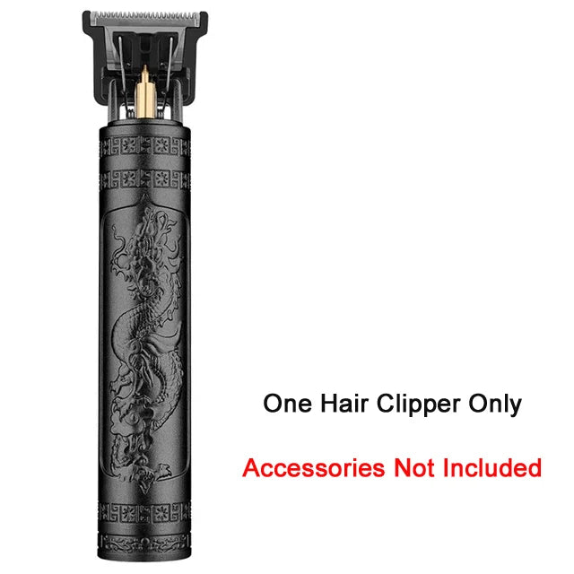 New Retro T9 Hair Clipper For Men, Electric Shaver, Rechargeable Hair Clipper, Portable Cordless Beard Trimmer