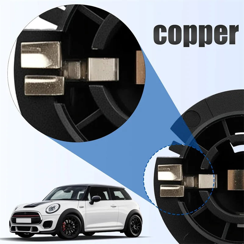 1 pz Supporto per lampadina fanale posteriore auto Supporto base per BMW Mini Cooper R56 R58 R57 R55 63212756177 Ricambi per automobili 
