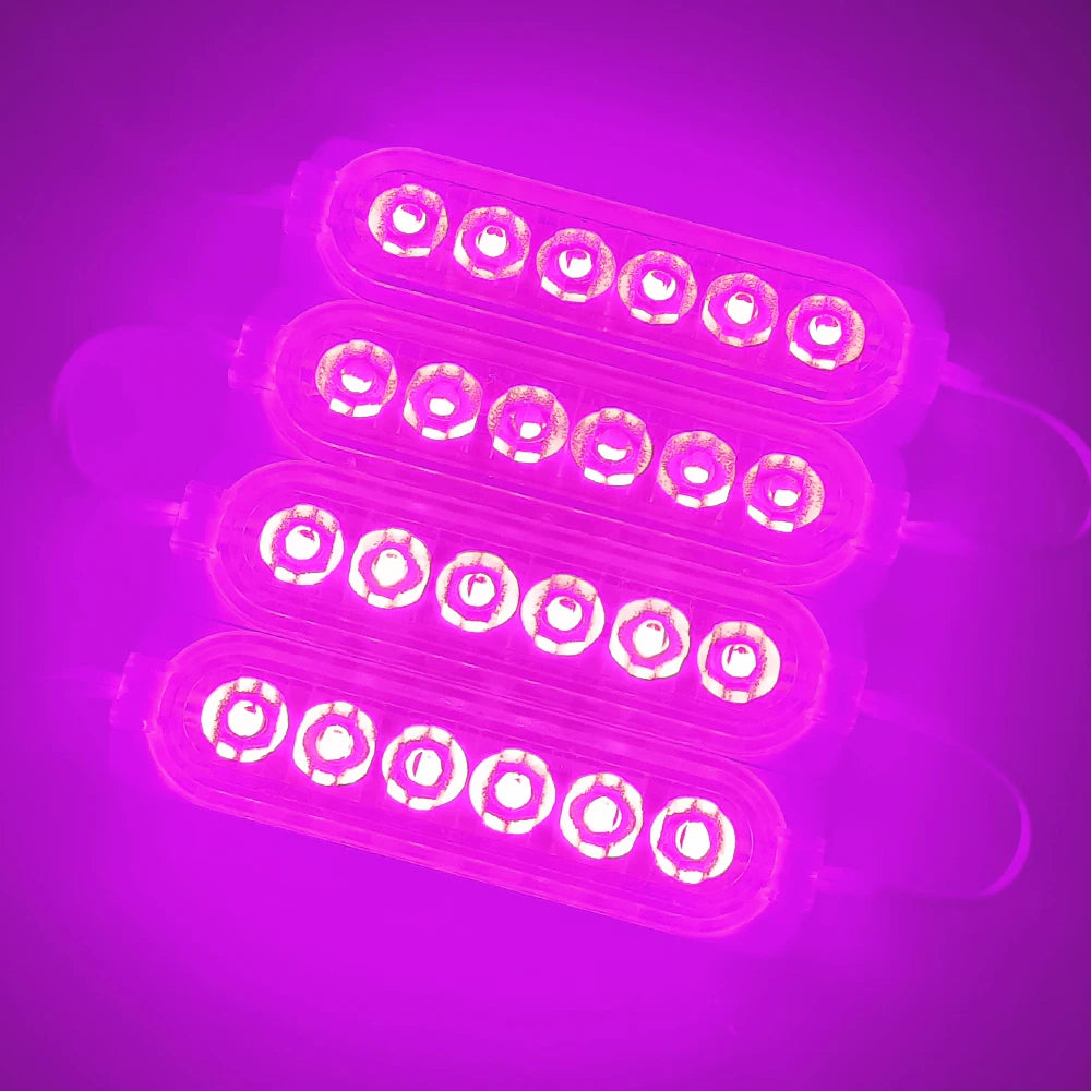 4/10 pezzi 24 V LED modulo luce di segnalazione per camion griglia luci per auto rimorchio furgone SUV indicatore lampeggiante lampadina pubblicitaria