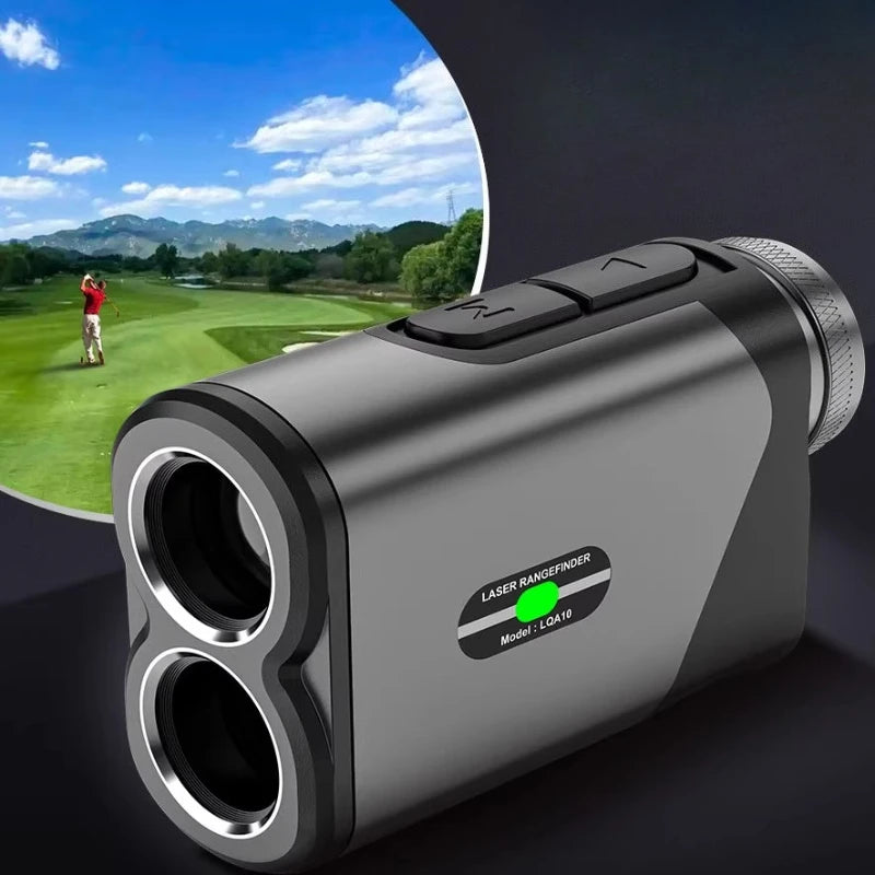 Telemetro laser da minigolf, telemetri da golf portatili per esterni, telemetri a lunga distanza, attrezzature sportive in metallo portatili 