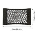 Organizer universale in rete per bagagliaio auto, tasca portaoggetti in velcro, borsa portaoggetti elastica per veicoli, accessori interni in rete per auto