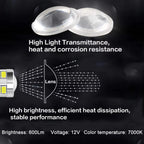 XMJS 2 pezzi Lampadina LED per auto P21W 1156 BA15S P21/5W BAY15D 1157 12V 7000K Bianco Indicatore di direzione Freno Backup Retromarcia Luci di parcheggio Lampade 