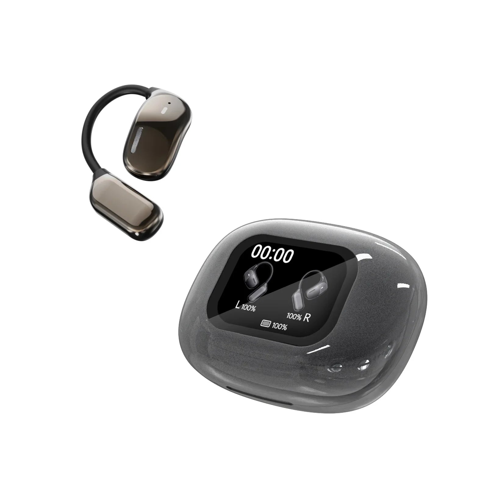 Auricolari con traduttore AI 2026, traduzione in tempo reale in 144 lingue, auricolari Bluetooth wireless per viaggi, riunioni di lavoro, apprendimento 