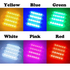 4/10 pezzi 24 V LED modulo luce di segnalazione per camion griglia luci per auto rimorchio furgone SUV indicatore lampeggiante lampadina pubblicitaria