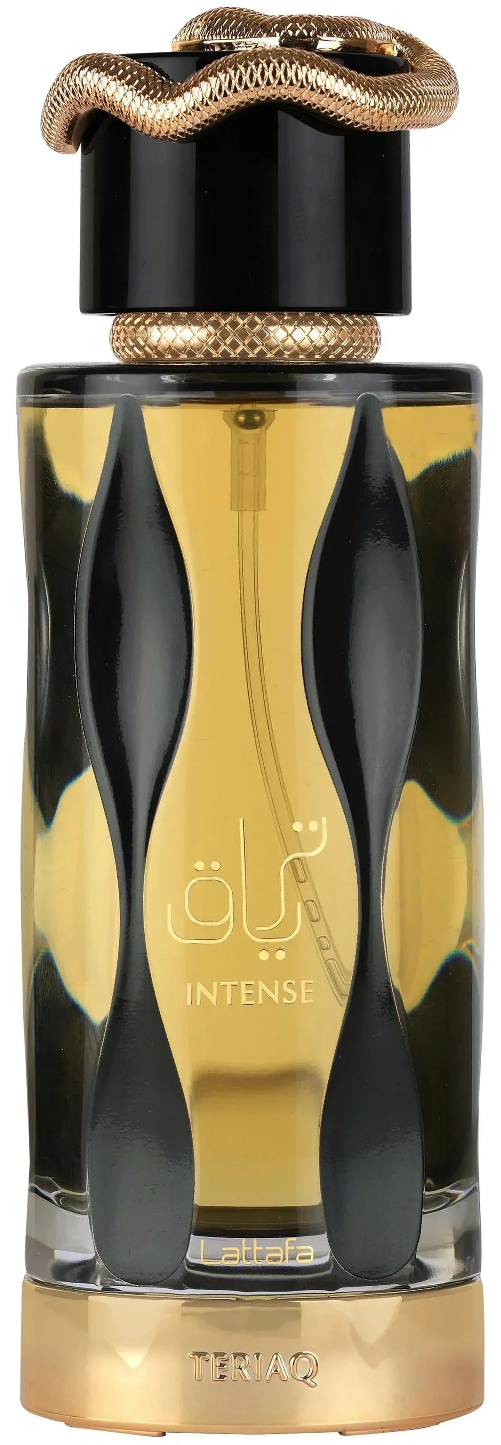 Lattafa Teriaq Intense EDP 3,4 oz – Profumo unisex a lunga durata Sweet Amber Oud, ideale come regalo di Natale 