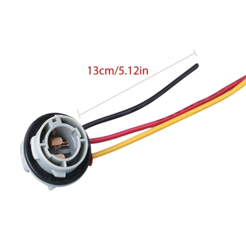 2 pezzi 1157 portalampada BAY15D portalampada P21/5W adattatore base connettore per auto luce di svolta luce di stop per auto 