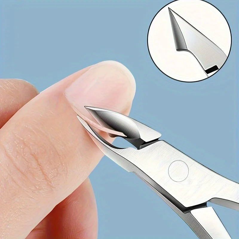 1 tronchesino per cuticole in acciaio inossidabile, singolo pezzo per rimuovere la pelle morta, strumento per manicure e pedicure, accessorio per la cura delle unghie senza profumo 