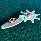 Dock gonfiabile rotondo personalizzato per stand up paddle board, sup e yoga, diametro 3 m 