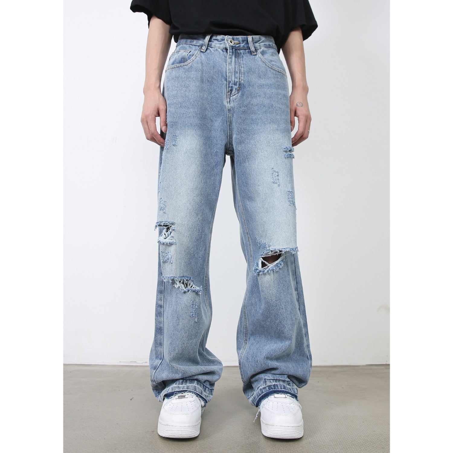 American Street – Jeans strappati da uomo | Edizione Retro 25