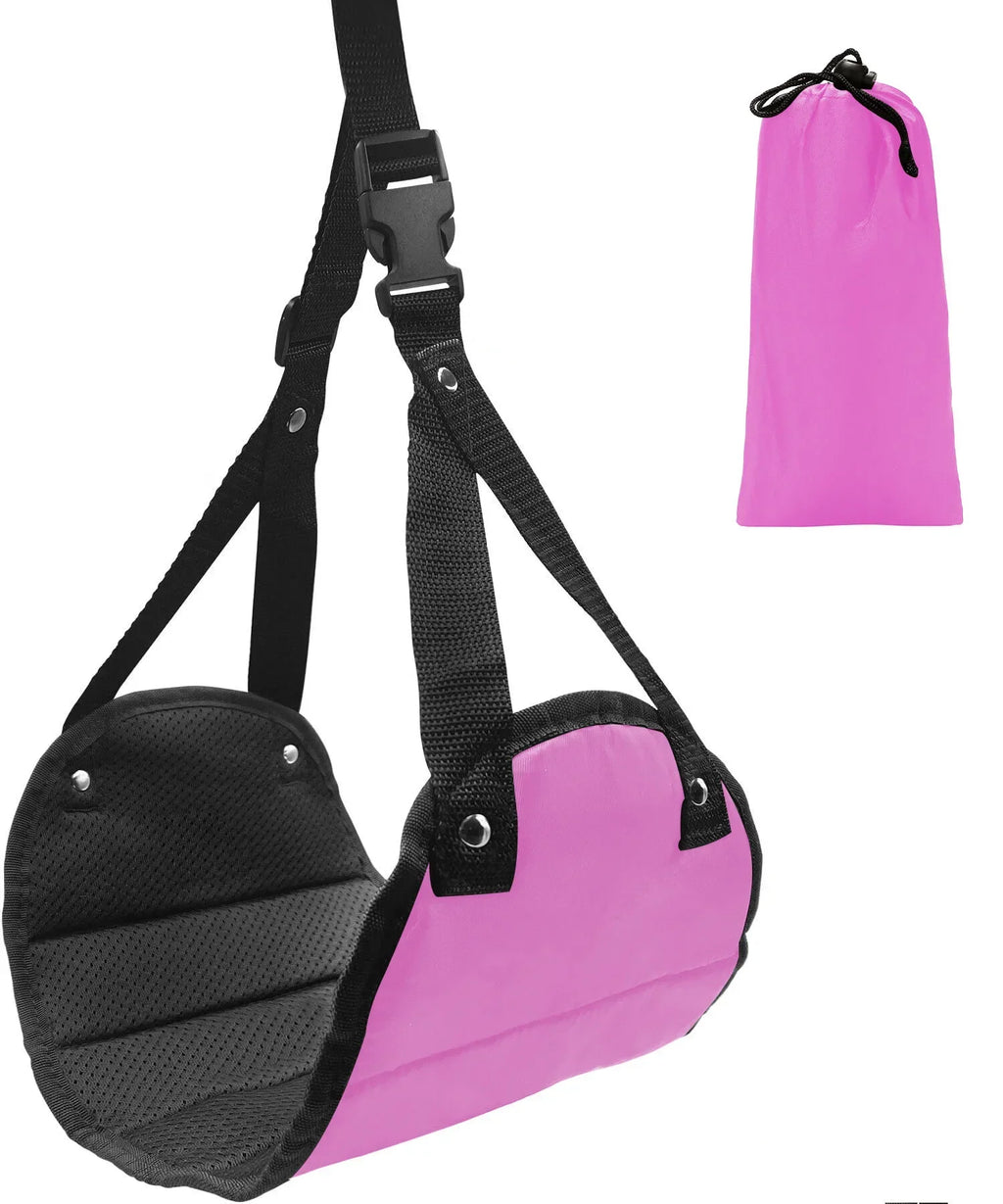Tappetino portatile per piedi - Tappetino per poggiapiedi da ufficio con cinturino regolabile, amaca per piedi, tappetino per piedi Lazy Man Magic Travel Magic Travel Airplane 