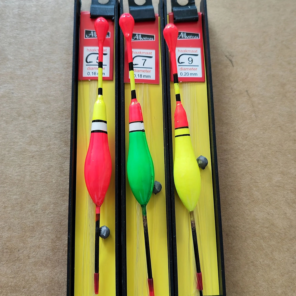 Set di 3 galleggianti da pesca per principianti - Attrezzatura galleggiante per acque basse con galleggianti verticali