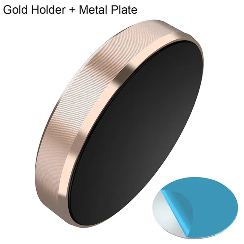 Supporto magnetico per auto per telefono, supporto universale per auto per iPhone, Xiaomi, Huawei, Samsung, adesivo magnetico per auto montato a parete sul cruscotto 