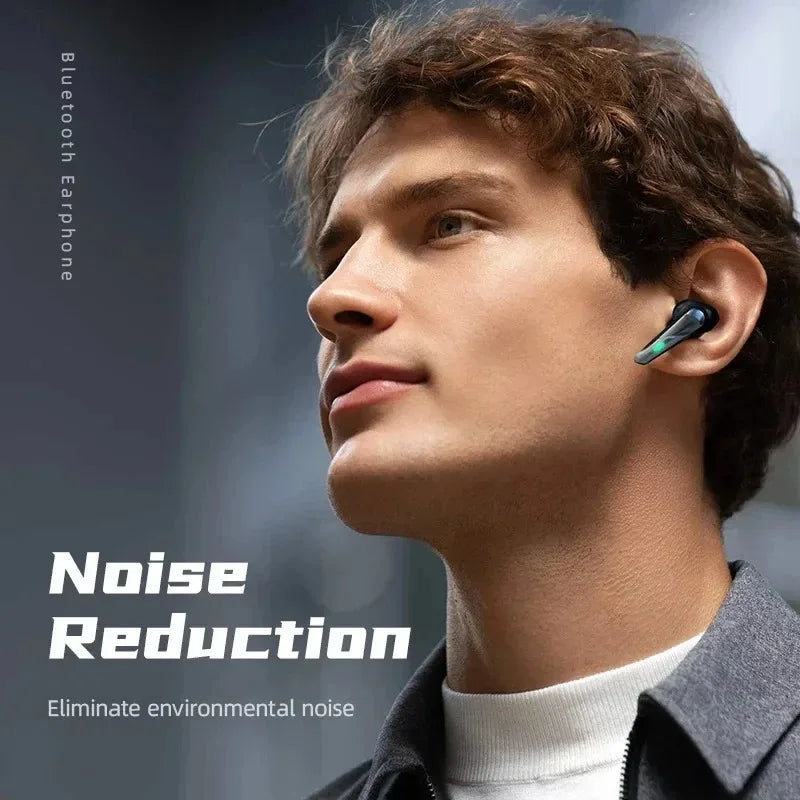 Cuffie Bluetooth Cuffie da gioco wireless Auricolari Bluetooth Auricolari HIFI con microfono Scatola di ricarica Cuffie da gioco 