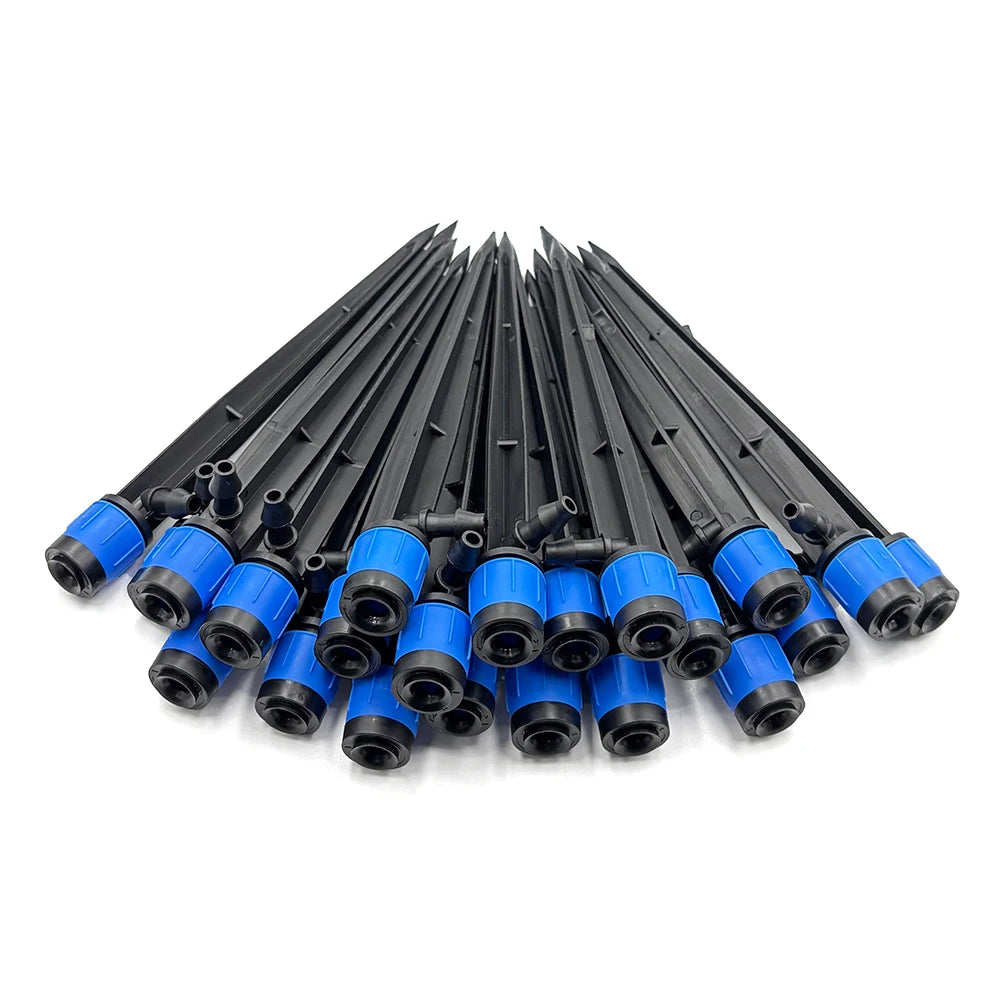 30 ugelli regolabili a 360° per irrigazione di giardini e serre - Connettori per tubi da 4/7 mm e accessori 