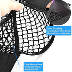 Organizer universale in rete per bagagliaio auto, tasca portaoggetti in velcro, borsa portaoggetti elastica per veicoli, accessori interni in rete per auto