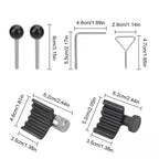 1 set di strumenti per la messa in fase del motore diesel, strumento di sincronizzazione del motore, kit di strumenti per la messa in fase dell'albero motore per VW 1.2 1.4 1.9 2.0 TDI PD 