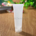 5 pezzi da 30 ml di profumo da donna, tubo morbido trasparente, contenitori vuoti per cosmetici, crema, lozione, shampoo, detergente per il viso 