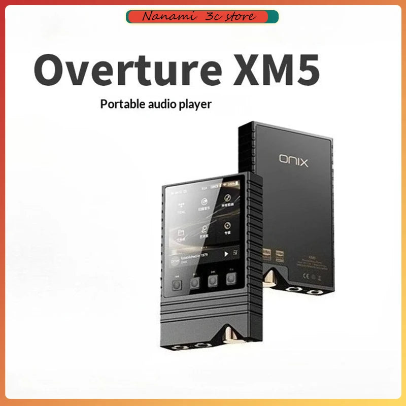 ONIX Overture XM5 MP3 Player Portable Music Player MP3 Player High-End HIFI Hi-res Audio Dual Bluetooth 5.2 DAC LDAC