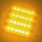 4/10 pezzi 24 V LED modulo luce di segnalazione per camion griglia luci per auto rimorchio furgone SUV indicatore lampeggiante lampadina pubblicitaria