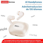 Auricolari wireless originali Lenovo LE209 2026 TWS Bluetooth 6.0 Auricolari in-ear a lunga durata della batteria Auricolari Microfono Stereo ENC Noise 