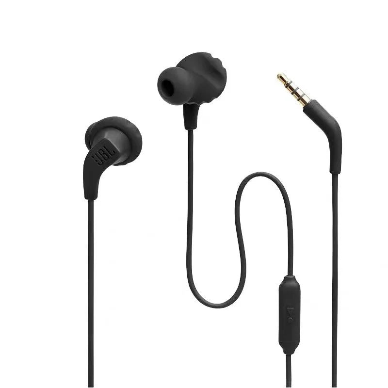 JBL ENDURRUN 2 Cuffie auricolari ufficialmente autorizzate, microfono integrato, cuffie sportive cablate, impermeabili, bassi potenti