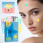 168 cerotti per brufoli, cerotti per acne, cerotti a forma di stella, cerotti idratanti per coprire brufoli e imperfezioni.