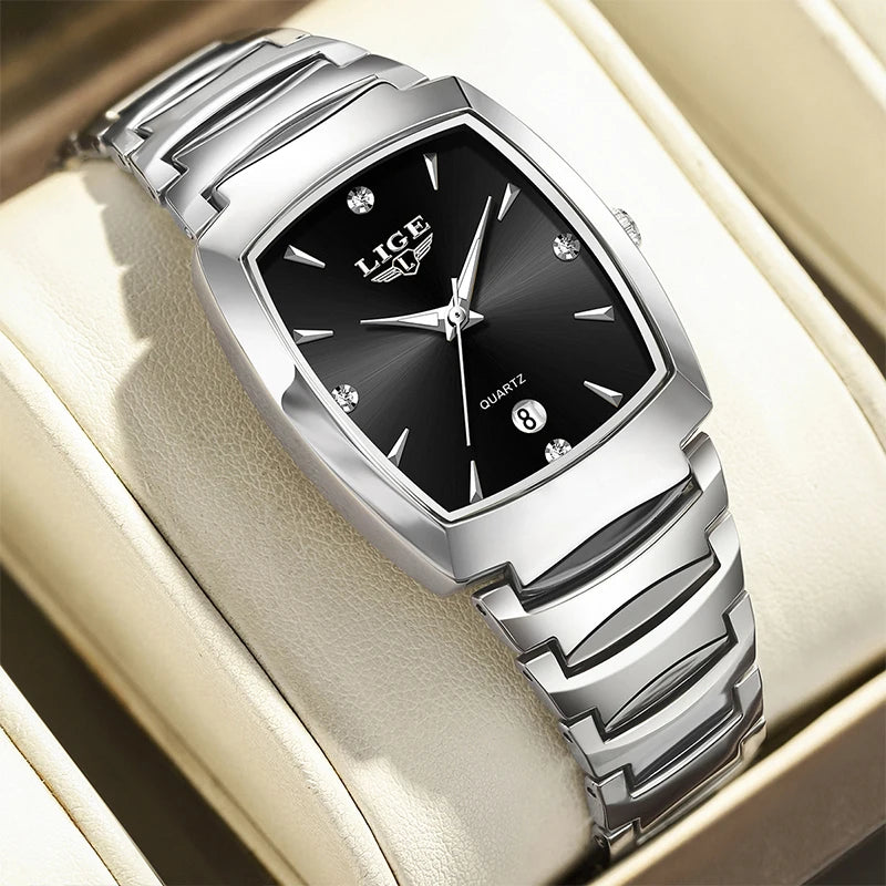 LIGE Orologio da donna Business Luxury Orologio da donna Orologi da donna impermeabili Orologi da donna al quarzo semplici Orologi da donna + SCATOLA 