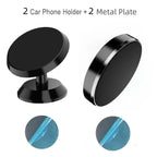 Supporto magnetico per auto per telefono, supporto universale per auto per iPhone, Xiaomi, Huawei, Samsung, adesivo magnetico per auto montato a parete sul cruscotto 