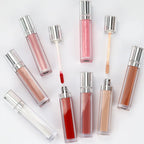 Lip Gloss Lip Glaze Trasparente in Vetro, Rossetto Liquido Impermeabile e Duraturo 