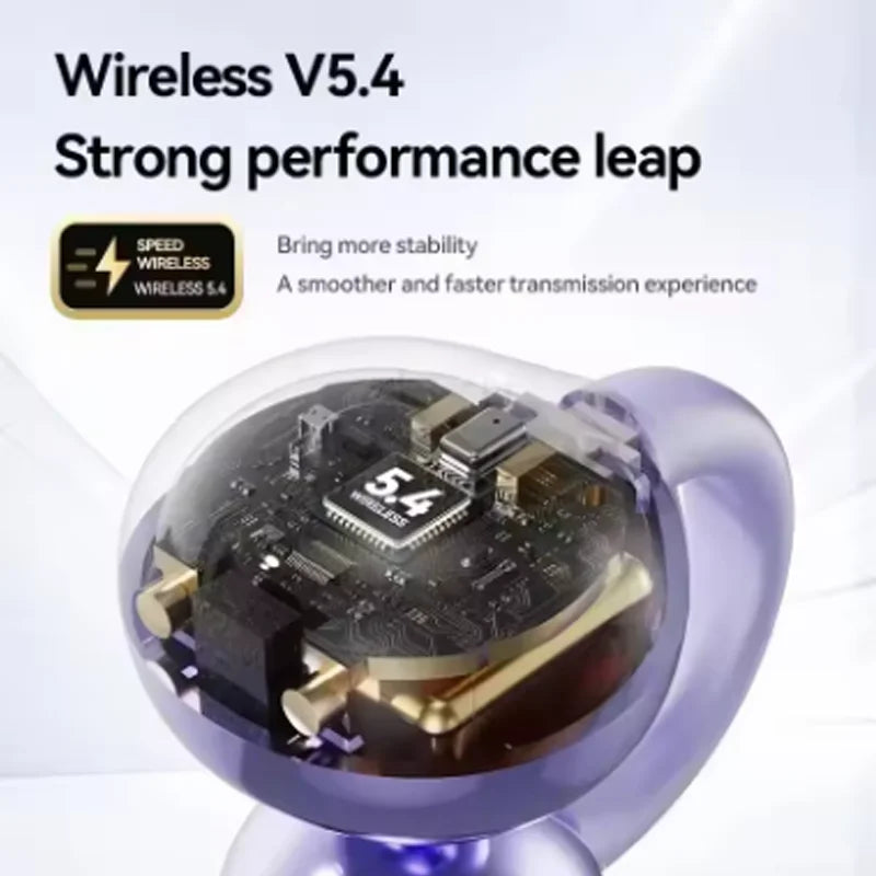 Auricolari wireless SONY con clip e orecchio aperto, Bluetooth 5.4, sport ENC, cancellazione del rumore, leggeri, resistenti al sudore, con microfono, per l'uso quotidiano 