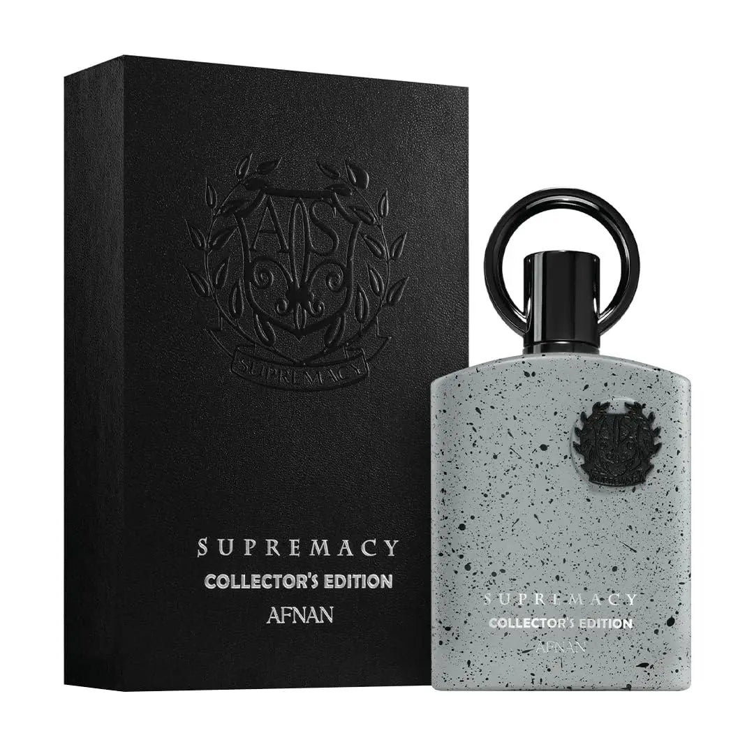 Afnan Supremacy Noir EDP per uomo 3,4 oz – Colonia legnosa, aromatica, speziata, di lunga durata, regalo di lusso per Natale e San Valentino 