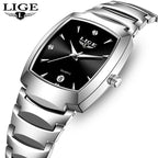 LIGE Orologio da donna Business Luxury Orologio da donna Orologi da donna impermeabili Orologi da donna al quarzo semplici Orologi da donna + SCATOLA 