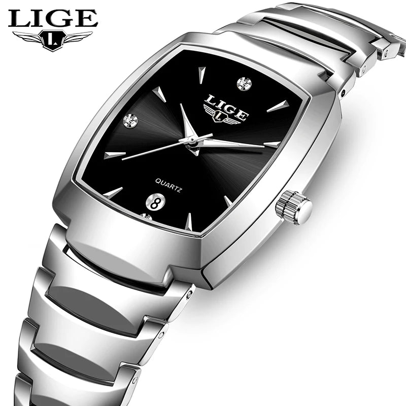 LIGE Orologio da donna Business Luxury Orologio da donna Orologi da donna impermeabili Orologi da donna al quarzo semplici Orologi da donna + SCATOLA 
