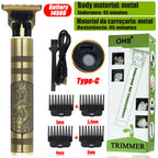 New Retro T9 Hair Clipper For Men, Electric Shaver, Rechargeable Hair Clipper, Portable Cordless Beard Trimmer