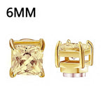 1-12 paia di orecchini a bottone magnetici alla moda, orecchini finti non piercing, regalo per uomo e donna. 