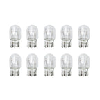 1 set di lampadine di ricambio per fanali posteriori, indicatori di direzione, stop e freni in vetro al quarzo trasparente da 12 V 580 7443 7440 T20 W21/5W, lampada alogena per auto 