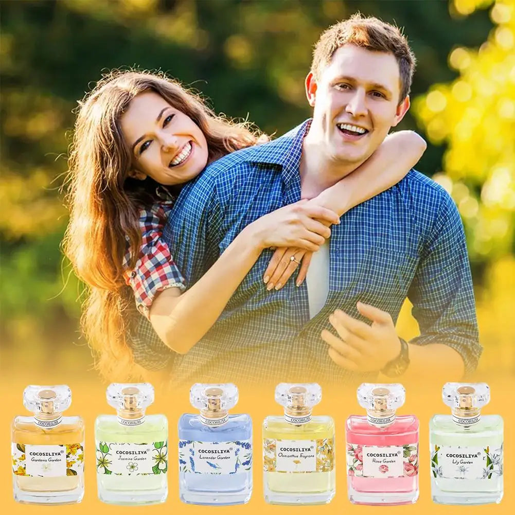 COCOSILIYA Perfume Women Natural Floral Scent Long-lasting Eau De Parfum Osmanthus, Rose, Lavender, Gardenia Light Fresh Perfume