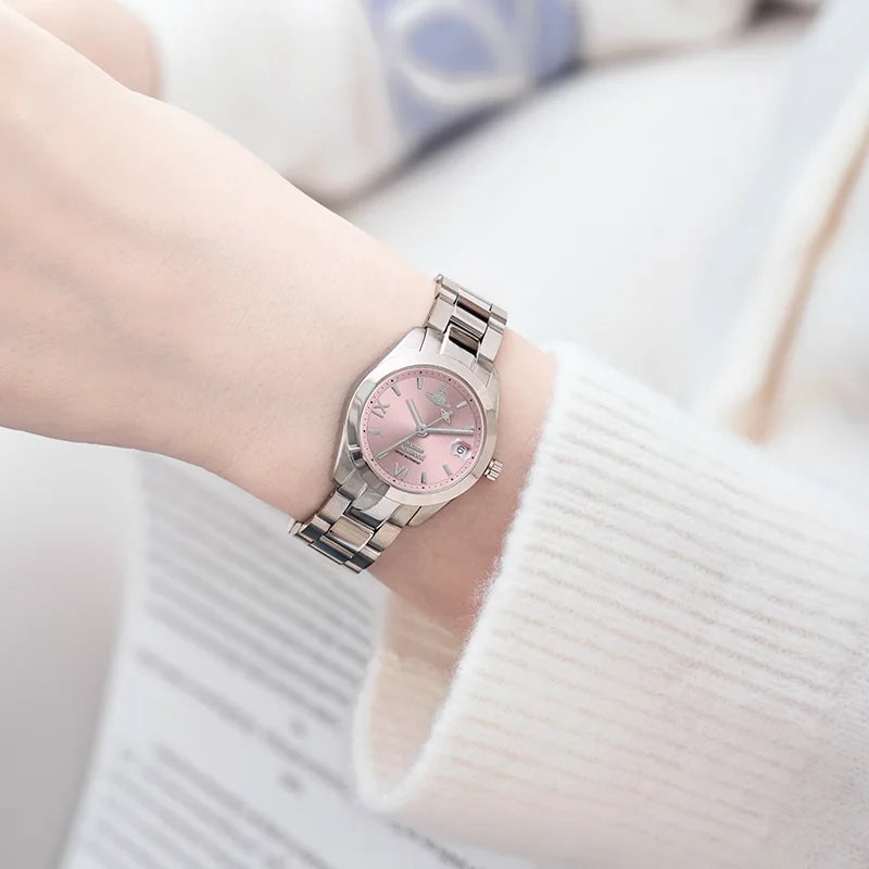 Vivienne Westwood Orologio da donna al quarzo rosa elegante e lussuoso 