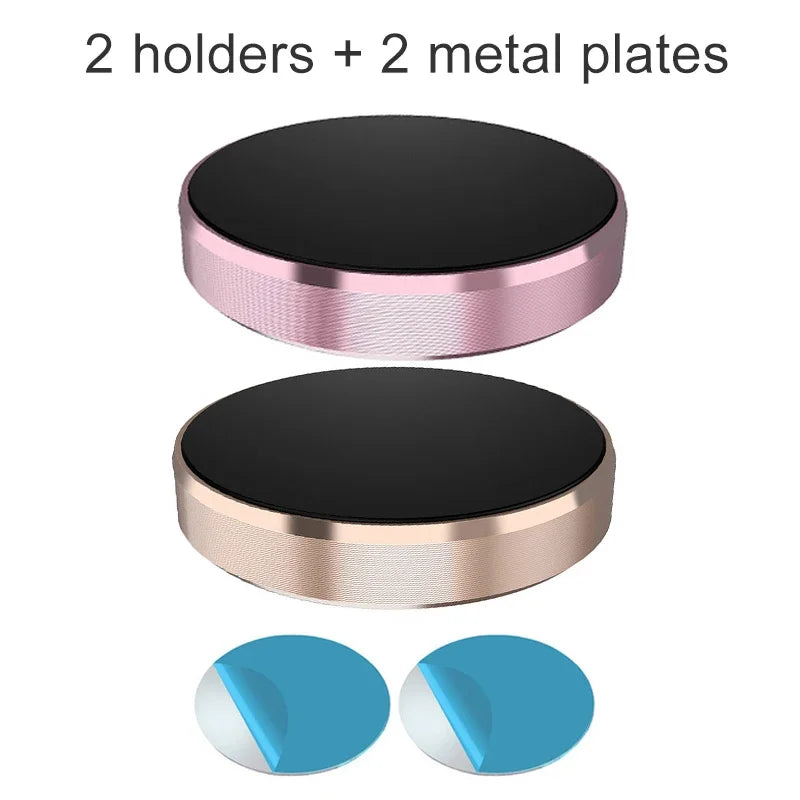 Supporto magnetico per auto per telefono, supporto universale per auto per iPhone, Xiaomi, Huawei, Samsung, adesivo magnetico per auto montato a parete sul cruscotto 