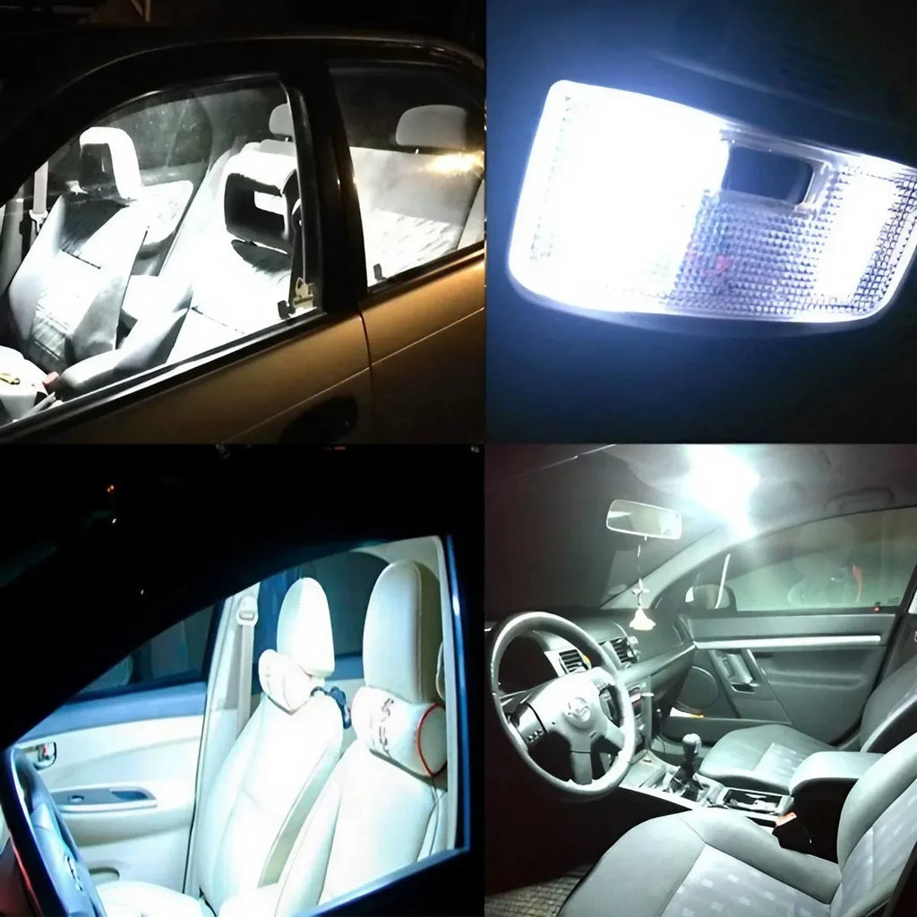 STONEGO 2 pezzi/10 pezzi 18/24/48 e lampada da lettura bianca Stonego Lampadina a LED T10 Lampada a LED per parcheggio auto Pannello interno per auto Lampada a festone 