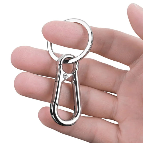 4 pezzi portachiavi con moschettone in metallo a forma di moschettone portachiavi portachiavi clip gancio porta organizzatore per chiavi auto Finder f 