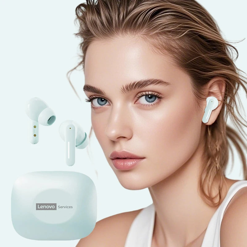 Auricolari wireless originali Lenovo LE209 2026 TWS Bluetooth 6.0 Auricolari in-ear a lunga durata della batteria Auricolari Microfono Stereo ENC Noise 