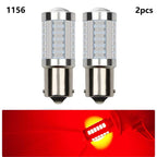 XMJS 2 pezzi Lampadina LED per auto P21W 1156 BA15S P21/5W BAY15D 1157 12V 7000K Bianco Indicatore di direzione Freno Backup Retromarcia Luci di parcheggio Lampade 