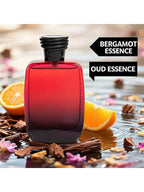 Rasasi Hawas Fire For Men Eau de Parfum (EDP) 100ML, Profumo ardente e potente, Spray di lusso a lunga durata 