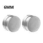 1-12 paia di orecchini a bottone magnetici alla moda, orecchini finti non piercing, regalo per uomo e donna. 