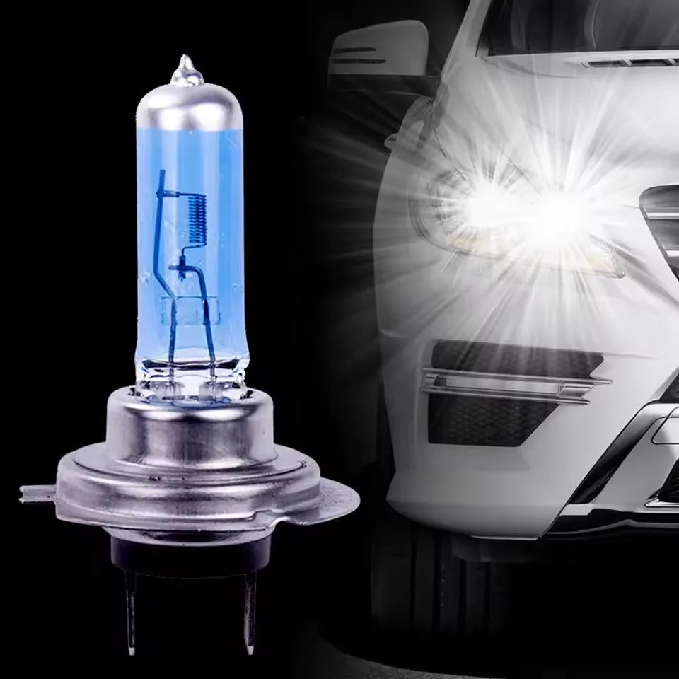 1/2 pezzi Super Bright Lampadine per fari auto H4 100W 12V Lampadina alogena ad alta potenza Fari bianchi Accessori per auto 