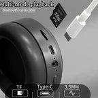 Cuffie stereo HIFI M5 over-ear, cuffie wireless Bluetooth 5.3, auricolari sportivi da gioco, supporto TF/AUX, riduzione del rumore 